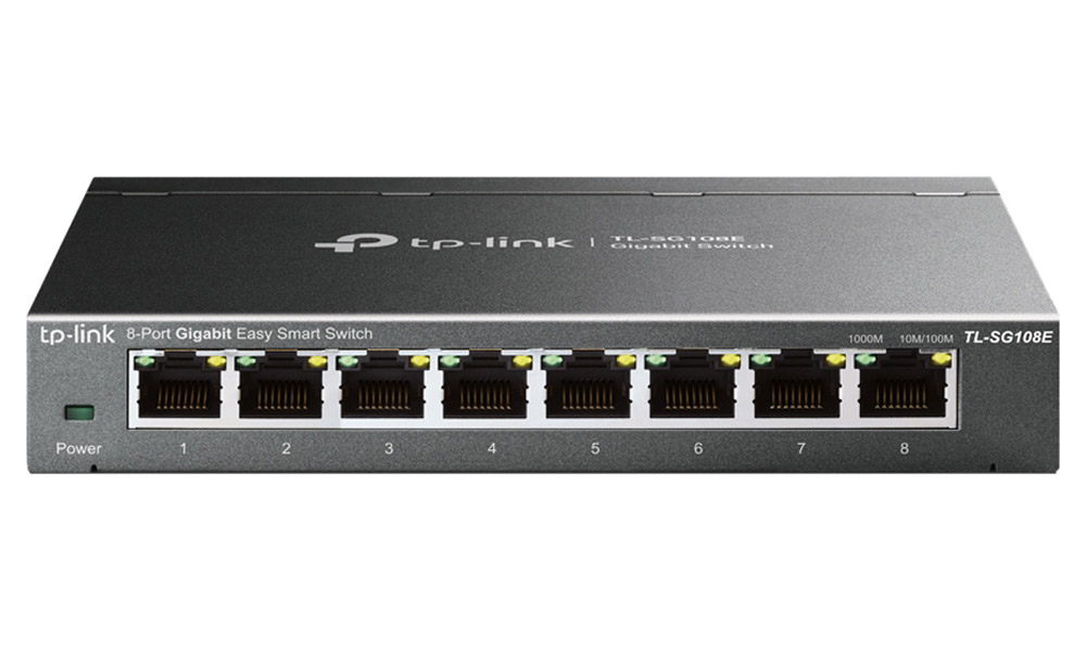 TP-Link TL-SG108E, 8-Port Gigabit Easy Smart Switch