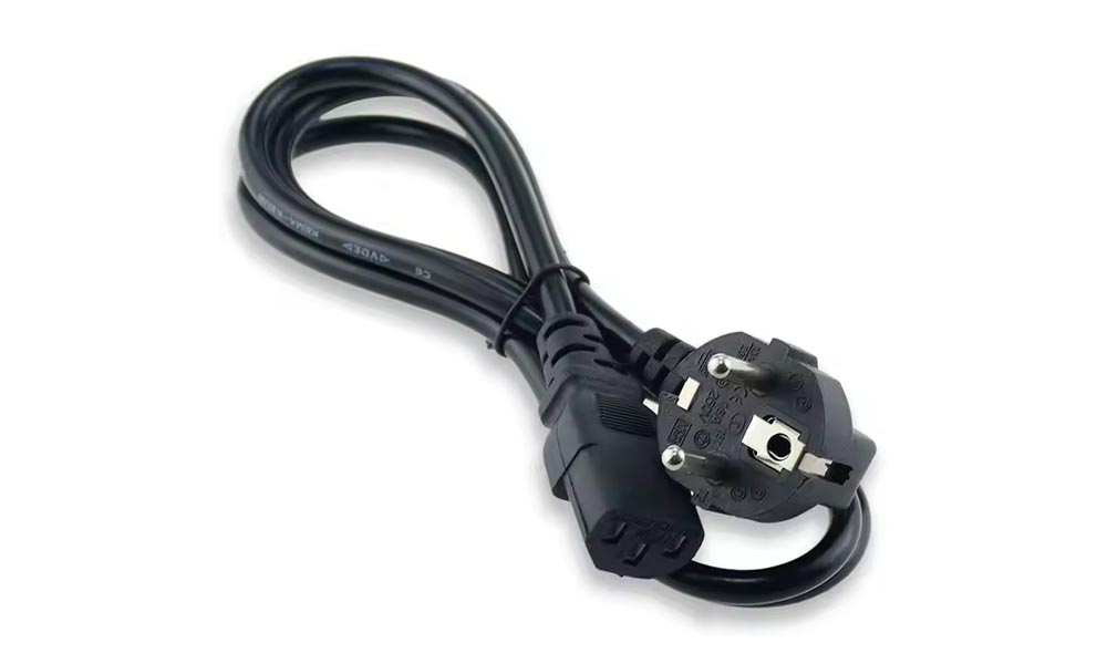 Cord Cabls EU plug power cord (personal comuter). Pure cupper 1.8M