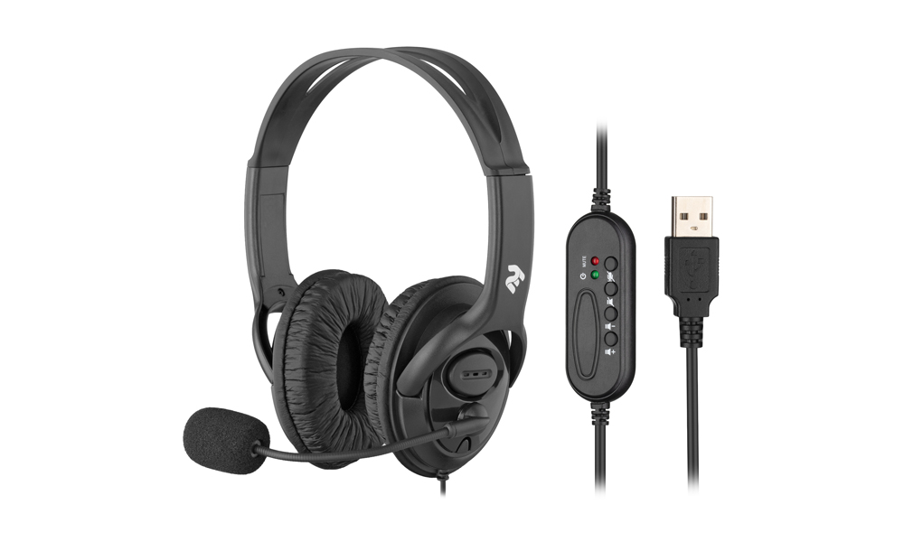 2E CH13 USB PC HEADSET BLACK 2E-CH13SU
