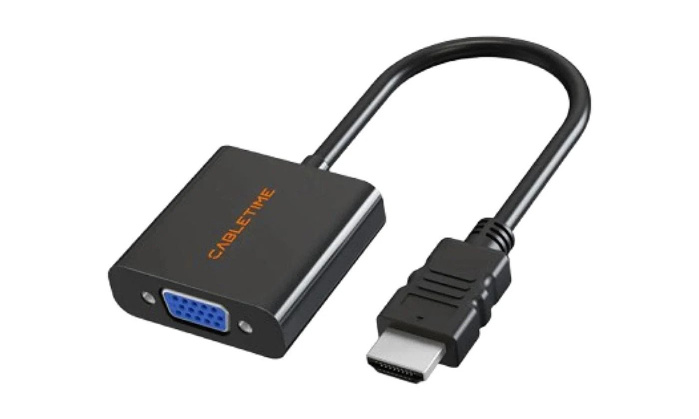 Cabletime CT-AV582-HAVGAG-B0.2 HDMI to VGA Adapter