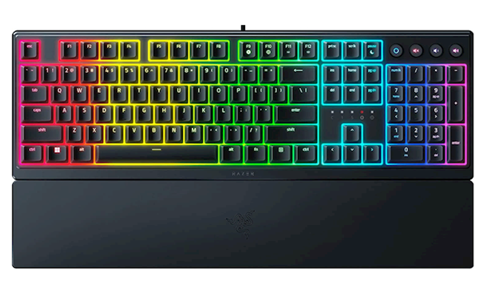 Razer Keyboard Ornata V3 RGB 104key Mecha-Membrane Switch USB EN, black RZ03-04460100-R3M1