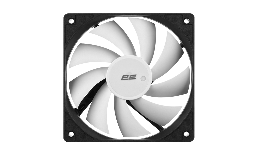 2E Case Fan F120-SN, 120mm, 500-1500rpm, 4pin 24dBa, black 2E-F120-SN