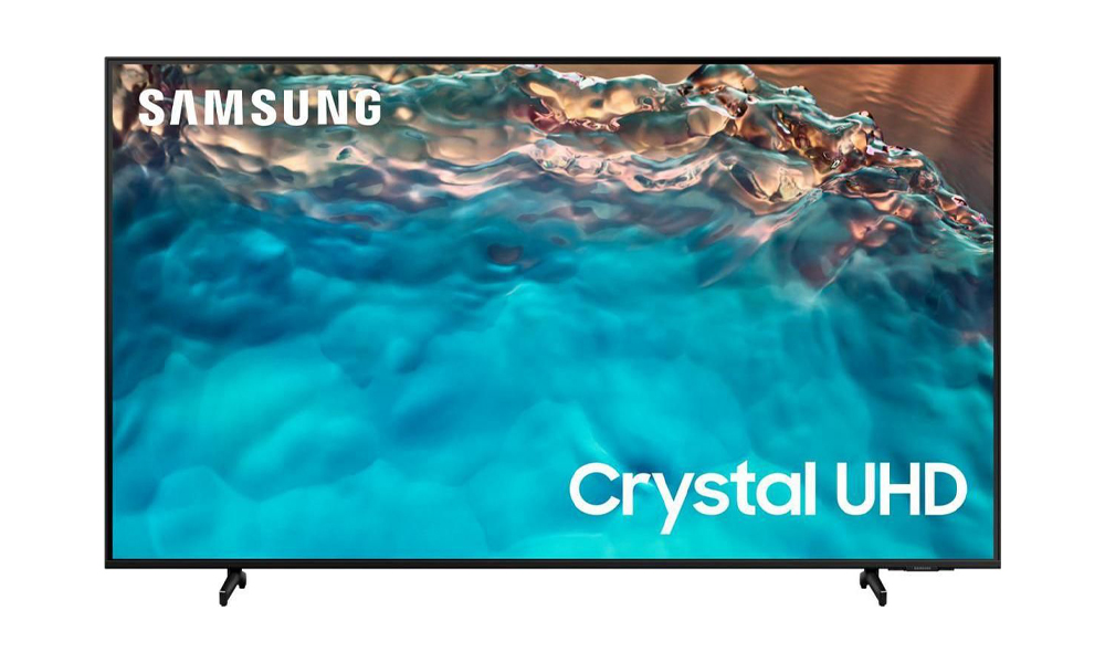 Samsung (Promo) TV 85" (216cm) | UE85BU8000UXCE (2022) | Black | UHD 3840×2160 | HDR 10+ | HDMI x3 | USB x2 | Ethernet (RJ-45) | Bluetooth 4.2 | Wi-Fi