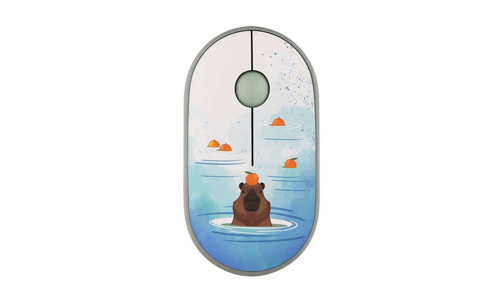 2E Mouse MF300 CAPYBARA:TANGERINE Silent WL BT, Green 2E-MF300WCAPIBARAGN