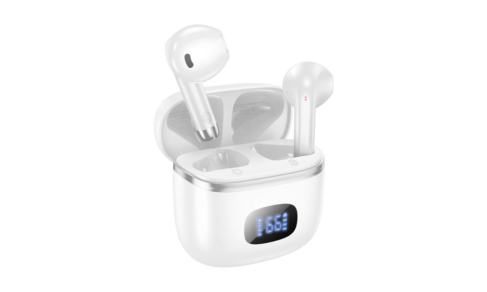 Hoco EQ1 Music guide true wireless BT headset white