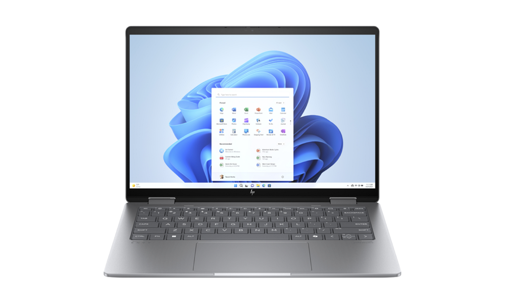 HP ENVY x360 x360 | 14-fc0012ci | Ultra 7-155U | 16GB 6400 LPDDR5 on-board | 512GB PCIe Gen4 Value | Intel Graphics | Touch/14.0 WUXGA (1920x1200) IPS 300 nits Narrow Border | OST W11H6 PLS | Meteor Silver - 5MP IR TNR PVCY ST | WARR 1/1/0 EURO | A1WD2EA