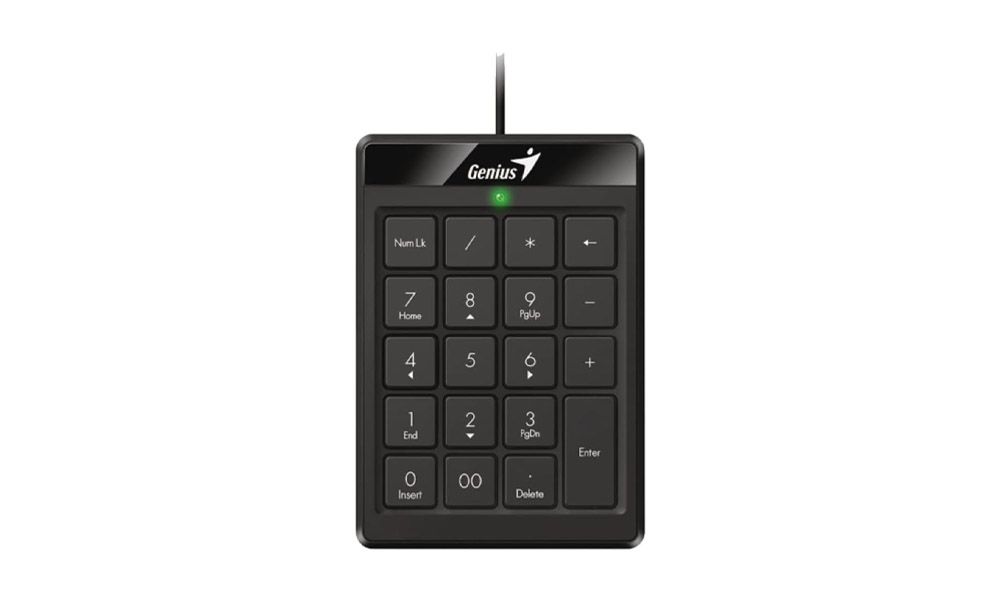 Genius, NumPad 110, Portable Numberpad, USB, Black.