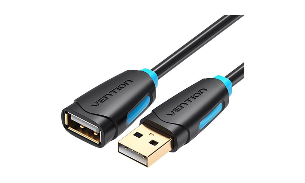 Vention CBCBF USB2.0 Extension Cable 1M Black