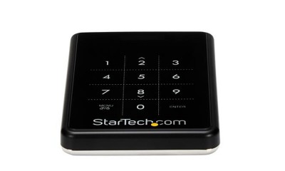 StarTech Encrypted Drive Enclosure for 2.5in SATA SSDs / HDDs - USB 3.0