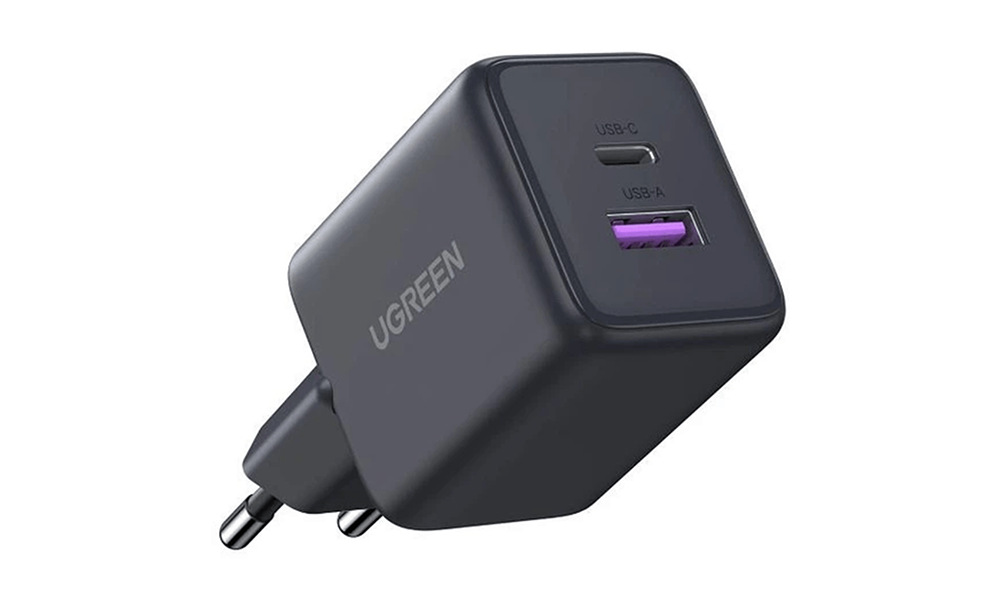 Ugreen X516 (65014), 30W, Type-C, USB, GaN Fast Charger, Black