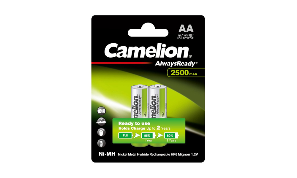 Camelion Always Ready AA 2500mAh NH-AA2500ARBP2