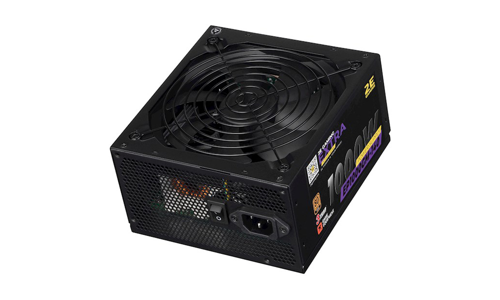2E Gaming Extra Powes Supply 1000W | 80+ Gold | >90% | 140mm | Fully Modular | 2E-EP1000GM-140