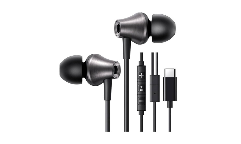 Ugreen EP105 (35754), In-Ear Headphones, Wired, Type-C, Black