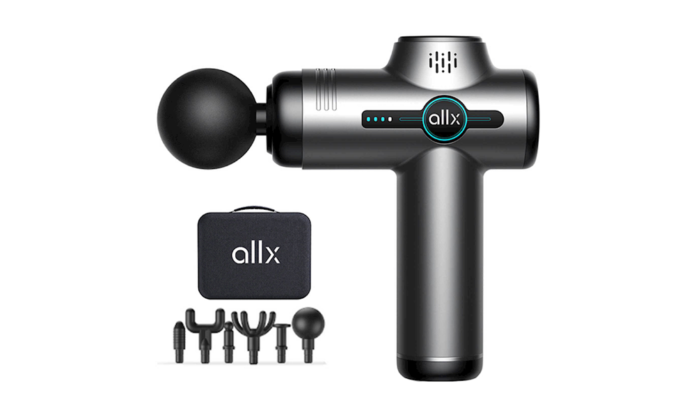 ALLX AXM-324G, 18W, 3200Rpm, Mini Massage Gun, Gray