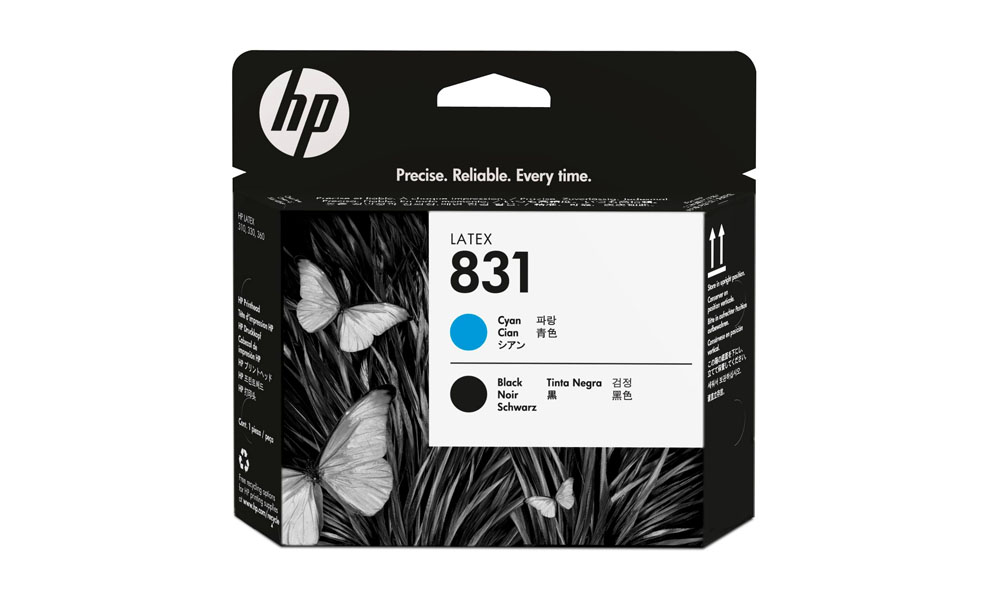 HP 831 Cyan/Black Latex Printhead CZ677A