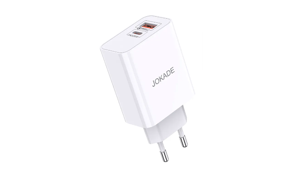 JOKADE JB028 KAITAI Series PD25W+QC3.0 charger set (EU) (Type-C to Lightning)