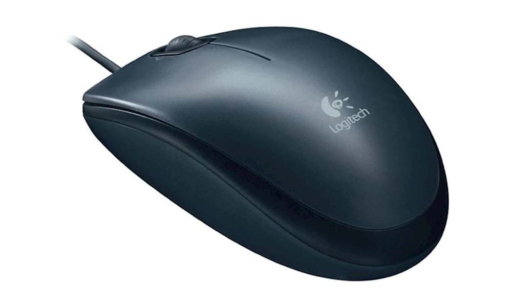 Logitech M90 Corded Mouse - GREY - USB - EWR2