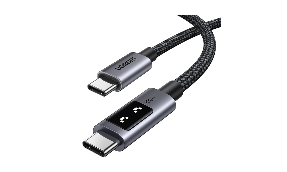 Ugreen Uno L509 (35512), 100W, Type-C to Type-C, 2M, Black/Grey