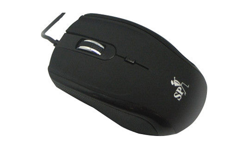 Super power Optical Mouse MO-064 whit rubber couting, Black,1200/1600/2400 DPI, USB