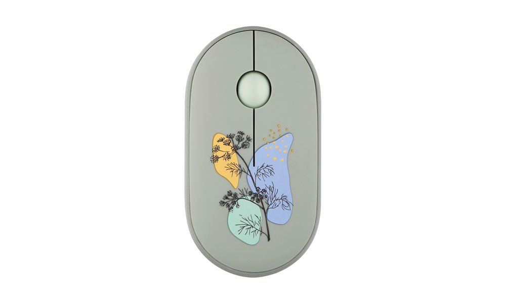 2E Mouse MF300 FLORA:DILL Silent WL BT, Green 2E-MF300WFLORAGN