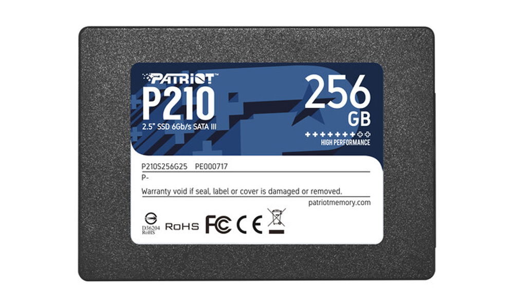 Patriot P210 SSD 256GB SATA3 2.5 - P210S256G25