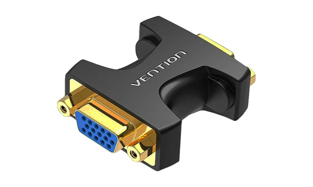 Vention DDGB0 VGA Female to Female Adapter Black