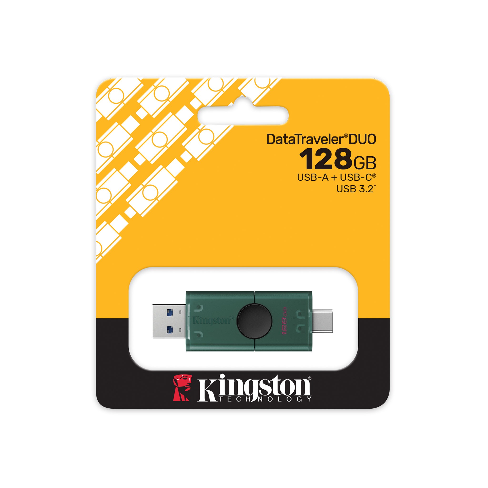 Kingston  DataTraveler® Duo - USB Type-A and Type-C - Flash Drive 128GB