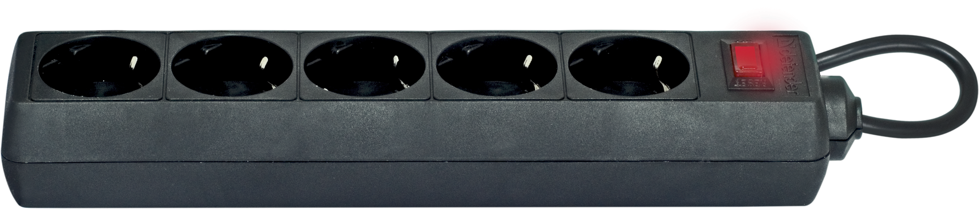 Defender ES 3 3.0m black 5 outlets