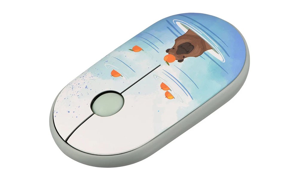 2E Mouse MF300 CAPYBARA:TANGERINE Silent WL BT, Green 2E-MF300WCAPIBARAGN