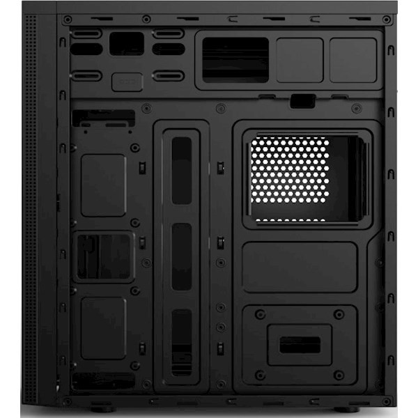 2E ALFA E185-400 Mid Tower Computer case | ATX400W | 2xUSB2.0 | 1xUSB3.0 | Black | 2E-E185-400