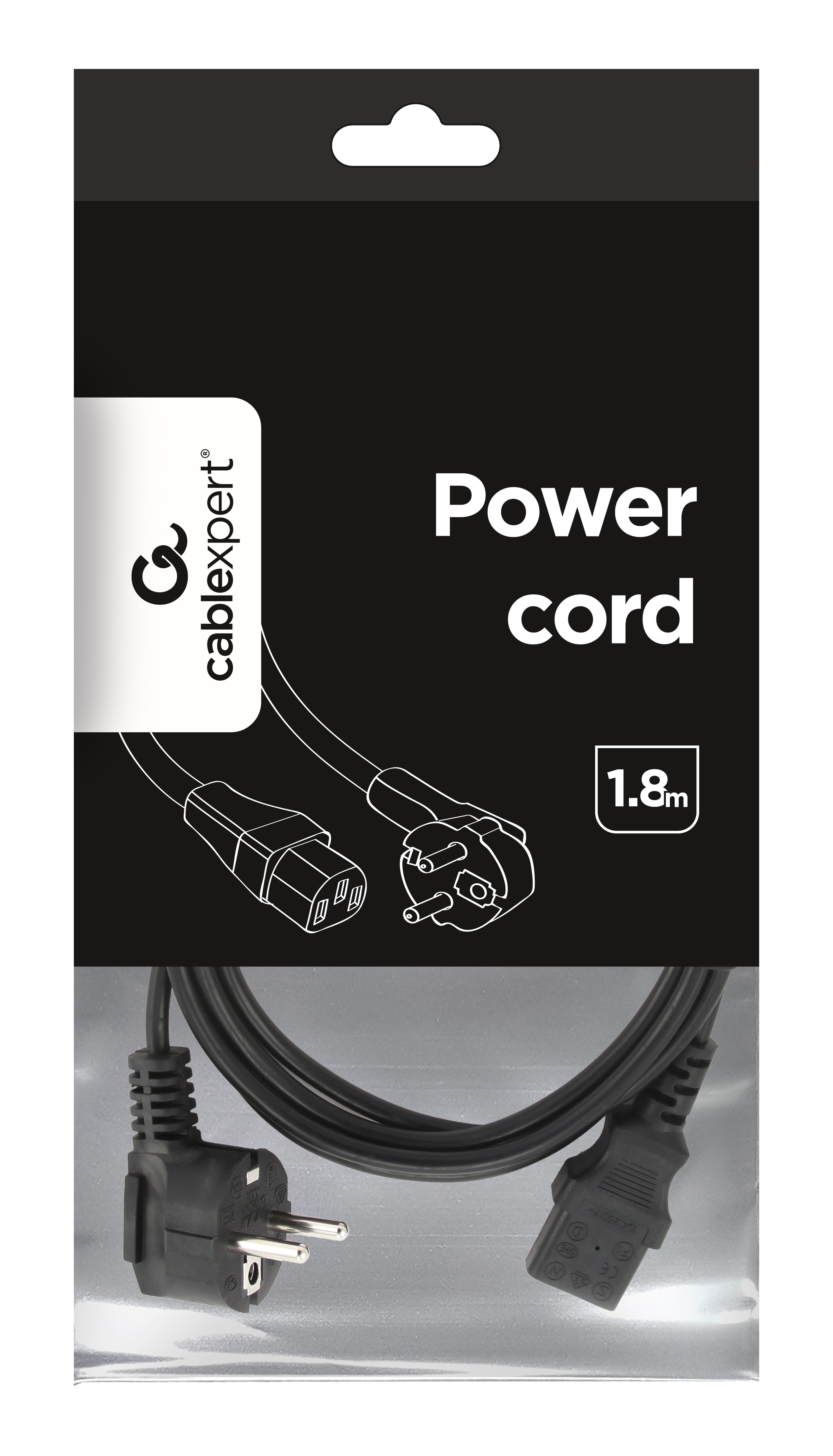 Gembird Cablexpert PC-186 Power cord (C13), 6 ft