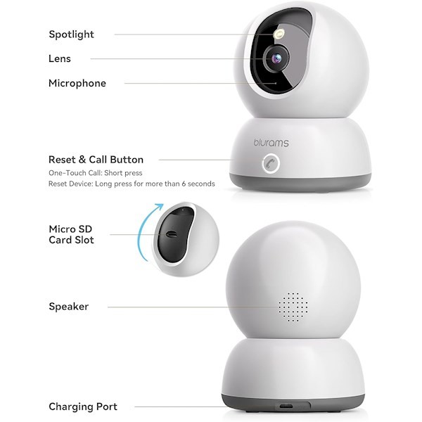 Blurams A31C Lumi, Indoor Security Camera, White