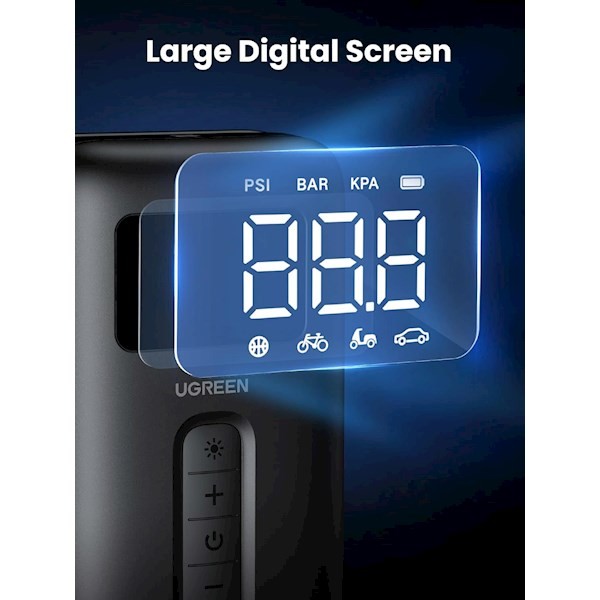 Ugreen CD259 (15951), Portable Air Compressor, Black