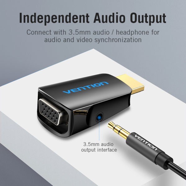 Vention AIDB0 HDMI to VGA Converter with 3.5MM Audio
