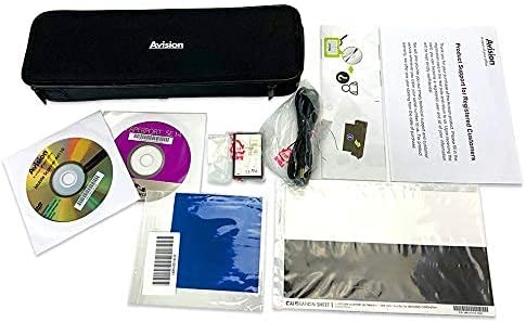 Avision Micube AV110W Mobile Image Scanner | A4 | ADF | 8 ppm | USB 2.0 | CIS 9.22.007A FF-1301S