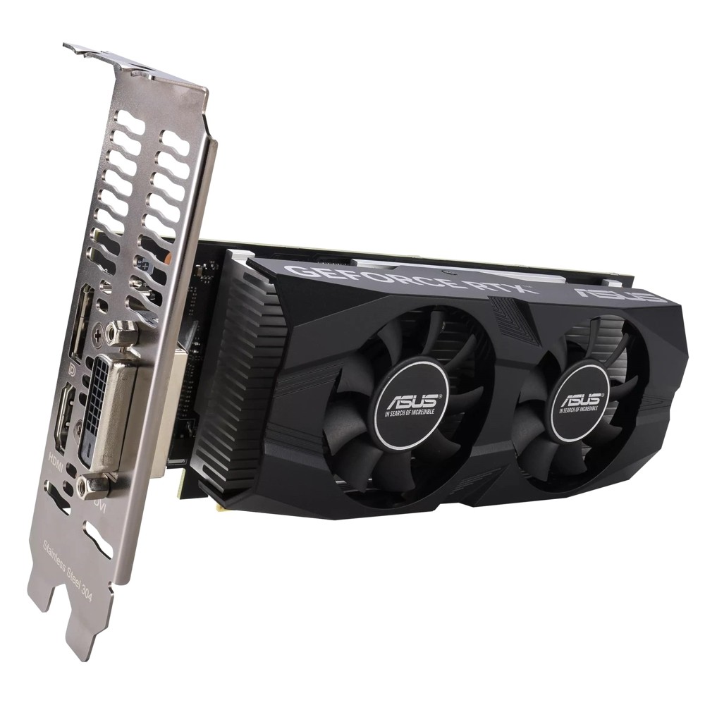Asus Graphic Card GeForce RTX 3050 6GB GDDR6 OC low profile RTX3050-O6G-LP-BRK 90YV0KQ0-M0NA00