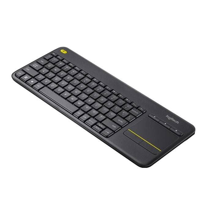 Logitech K400 Plus Wireless Touch Keyboard - BLACK - US INT'L