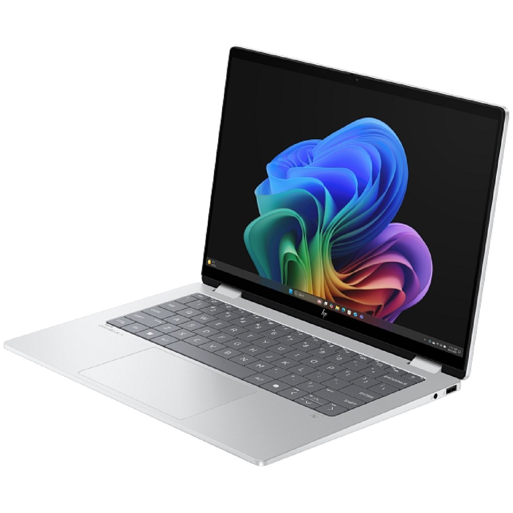 HP OmniBook X Flip NG AI PC x360 | Cadet 25C1 | Ultra 7-256V (8C) 47 NPU TOPs | 16GB LPDDR5X 8533 on-board | 512GB PCIe Gen4 Value | Intel Arc 140V GPU | Touch/14.0 2K (1920x1200) IPS 400 nits | OST W11H6 NG PRE | Glacier Silve C5HX8EA