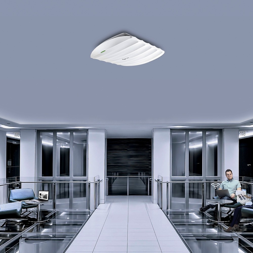 TP-Link EAP225, AC1350 Wireless MU-MIMO Gigabit Ceiling Mount Access Point with Passive PoE