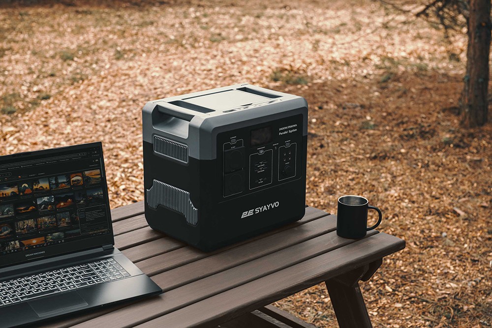 2E Power Station Syayvo 2400W/2560Wh, WiFi/BT, Parallel System, Fast Charging 2E-PPS24256
