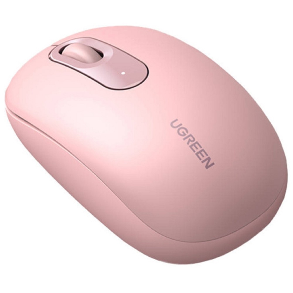 Ugreen MU105 (90686), Wireless, USB, Mouse, Cherry Pink