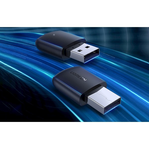 UGREEN CM448 (20204), USB 2.4GHz, External Network Adapter, Black