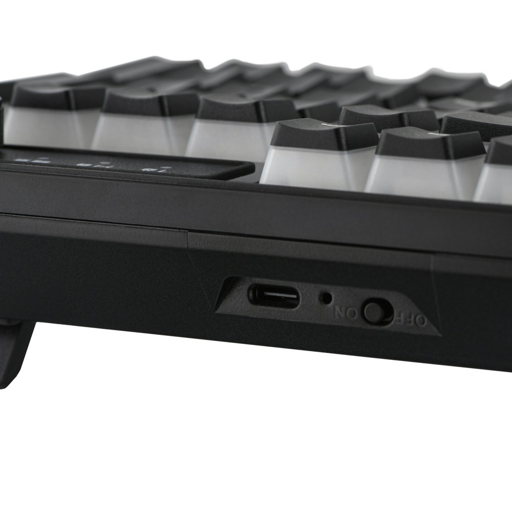 2E GAMING Membrane keyboard KG390 100key, USB-A/WL/BT, EN/UA, RGB, black 2E-KG390UBK-WL