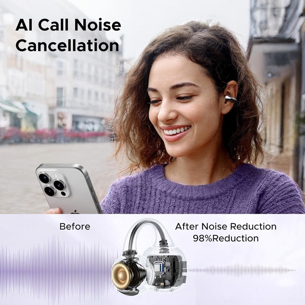 Ugreen WS209 (45785) HiTune S3, Earbuds, Wireless, Bluetooth, IPX5, Black