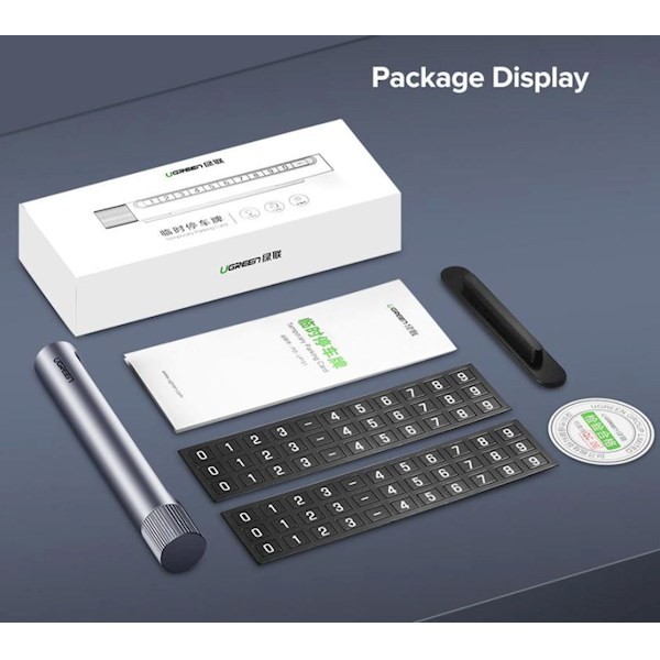 UGREEN LP151 (50722) Temporary Parking Card Space Gray