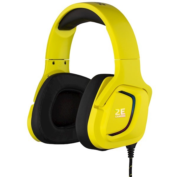 2E GAMING Headset HG340 RGB 3.5mm Yellow 2E-HG340YW