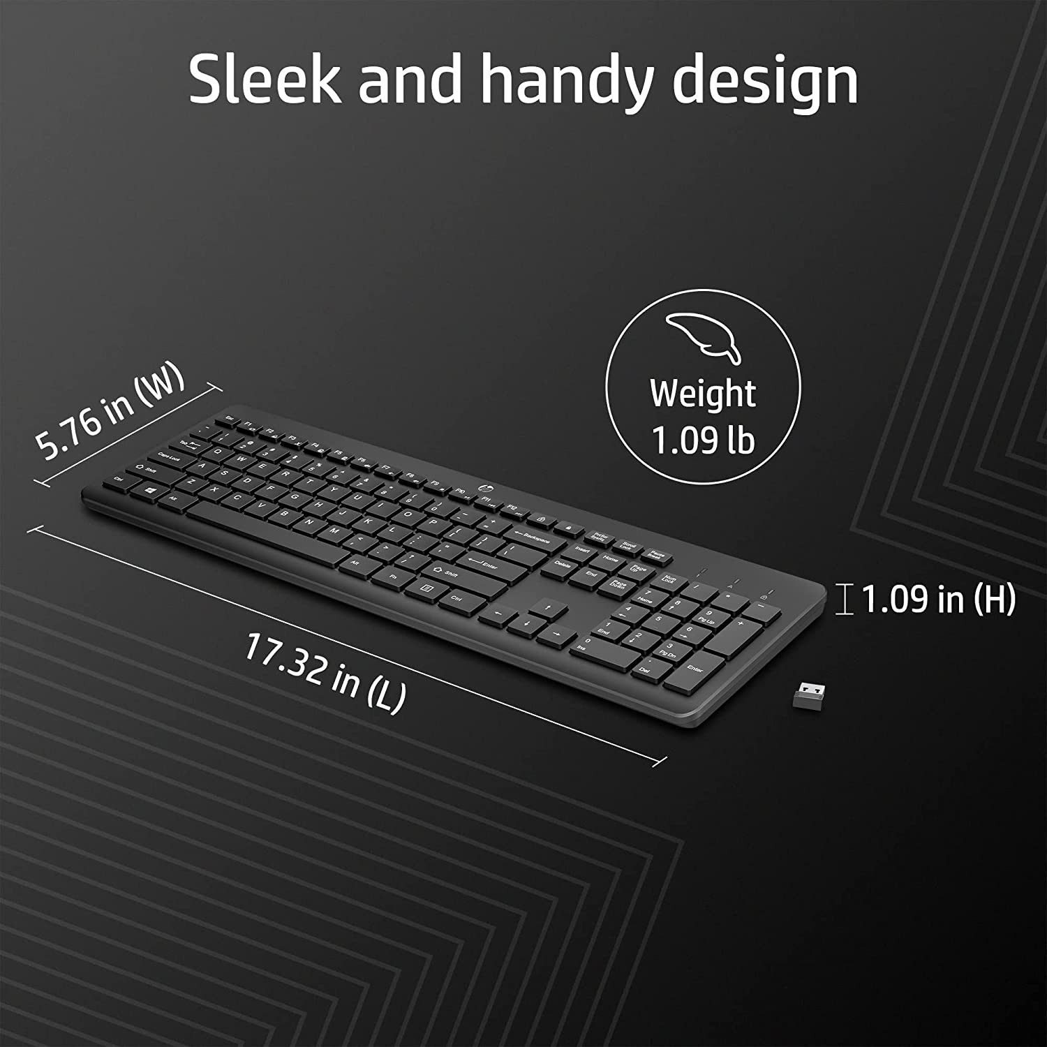 HP 230 Wireless Keyboard 3L1E7AA