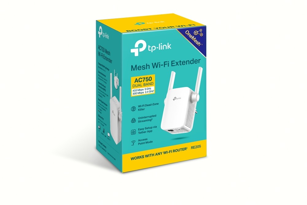 TP-Link RE205 AC750 Wi-Fi Range Extender