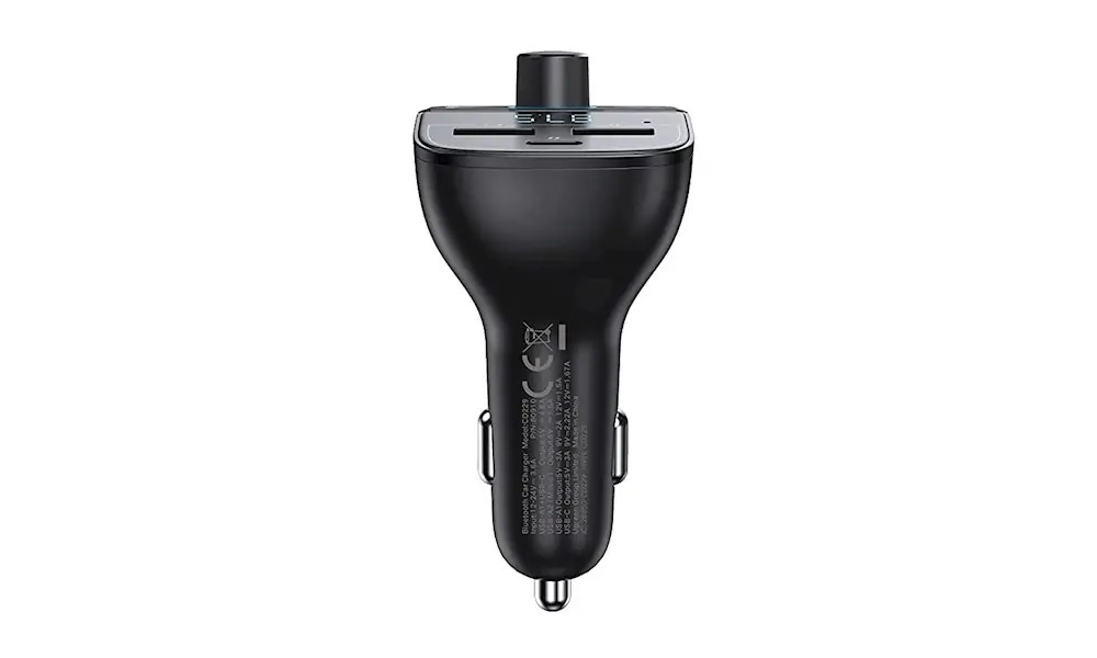 Ugreen CD229 (80910) Bluetooth Car Charger BT5.0, PD, QC3.0, USB Flash Drive, TF, Black
