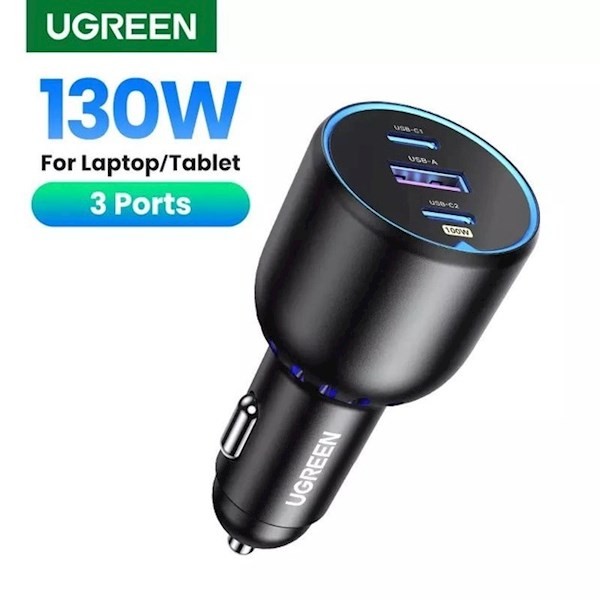 Ugreen CD293 (90413), 130W, USB, 2xUSB-C, Black